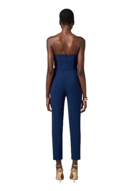 Fluid crepe jumpsuit with macro bow ELISABETTA FRANCHI | dress | TU03951E2DC8